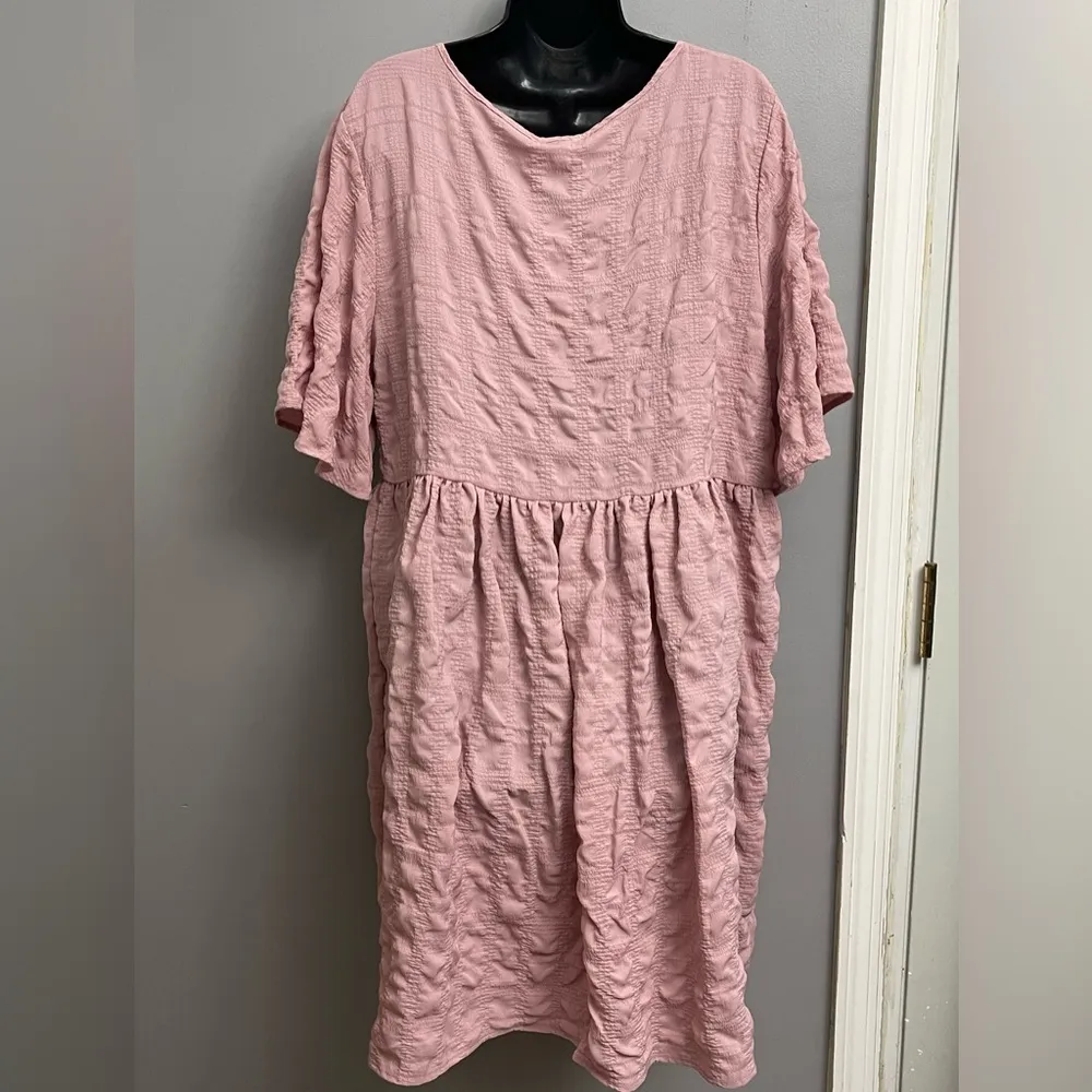 Nordstrom Rack Blush gauzy Textured Dress size XS - Image 2