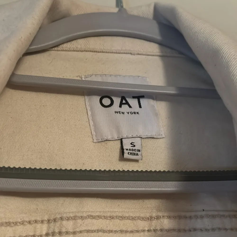 Oat Off White Jean Jacket size s - Image 2