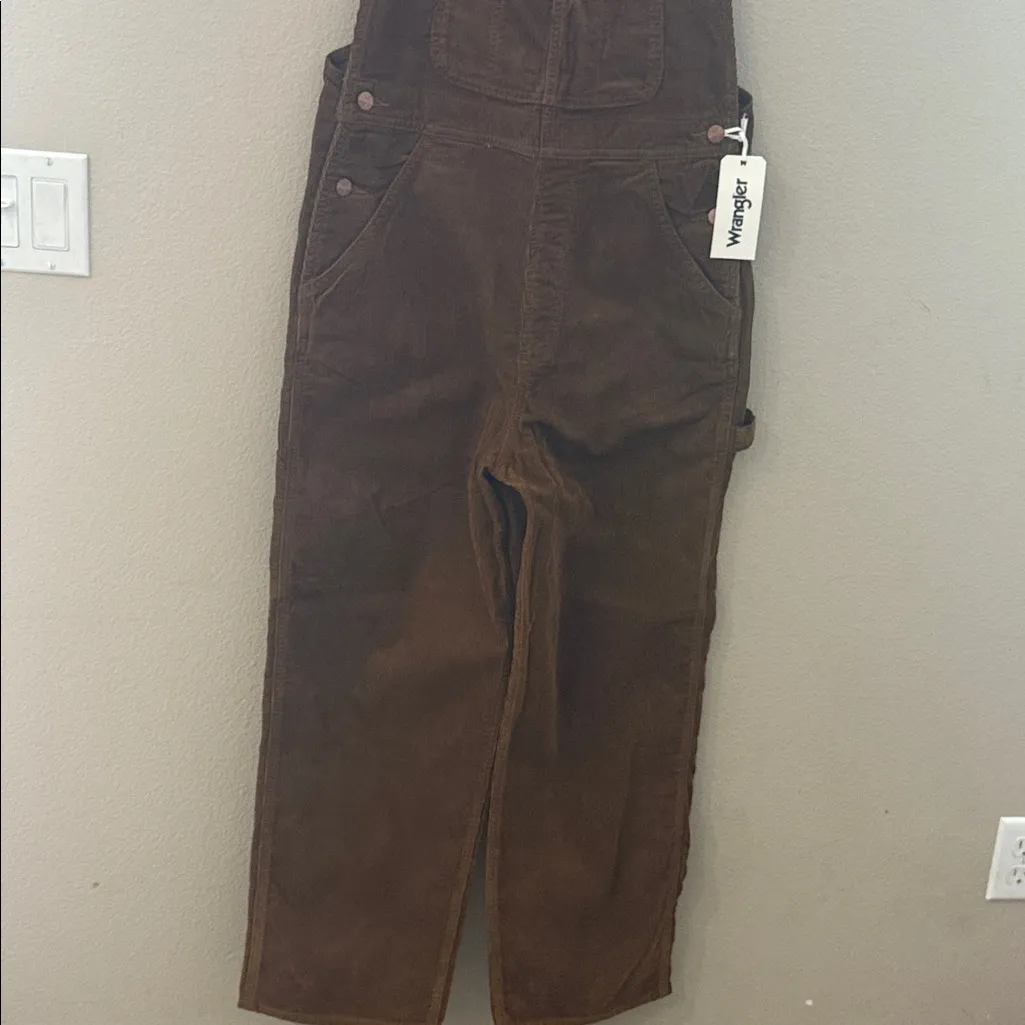 Brown wrangler overalls - Image 3