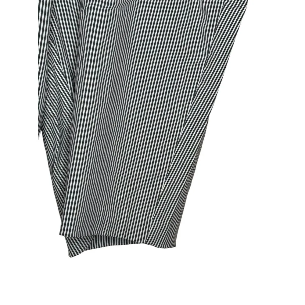 Liz Claiborne Women Short Stripe Bermuda Front Buttons Pull On Capri Sz. XXL NWT - Image 2