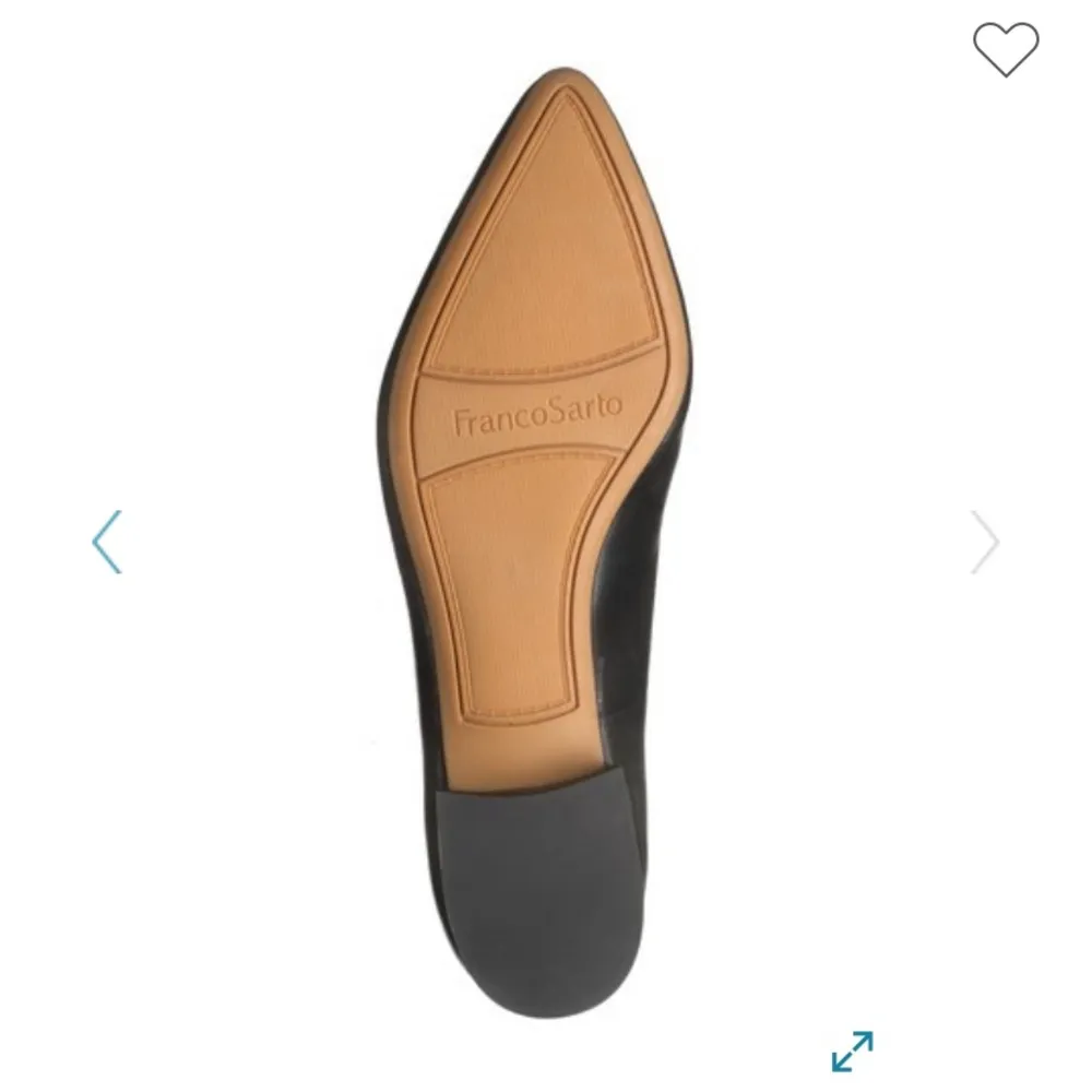 Franco Sarto Black Studio Pointed Toe Loafer - Image 5