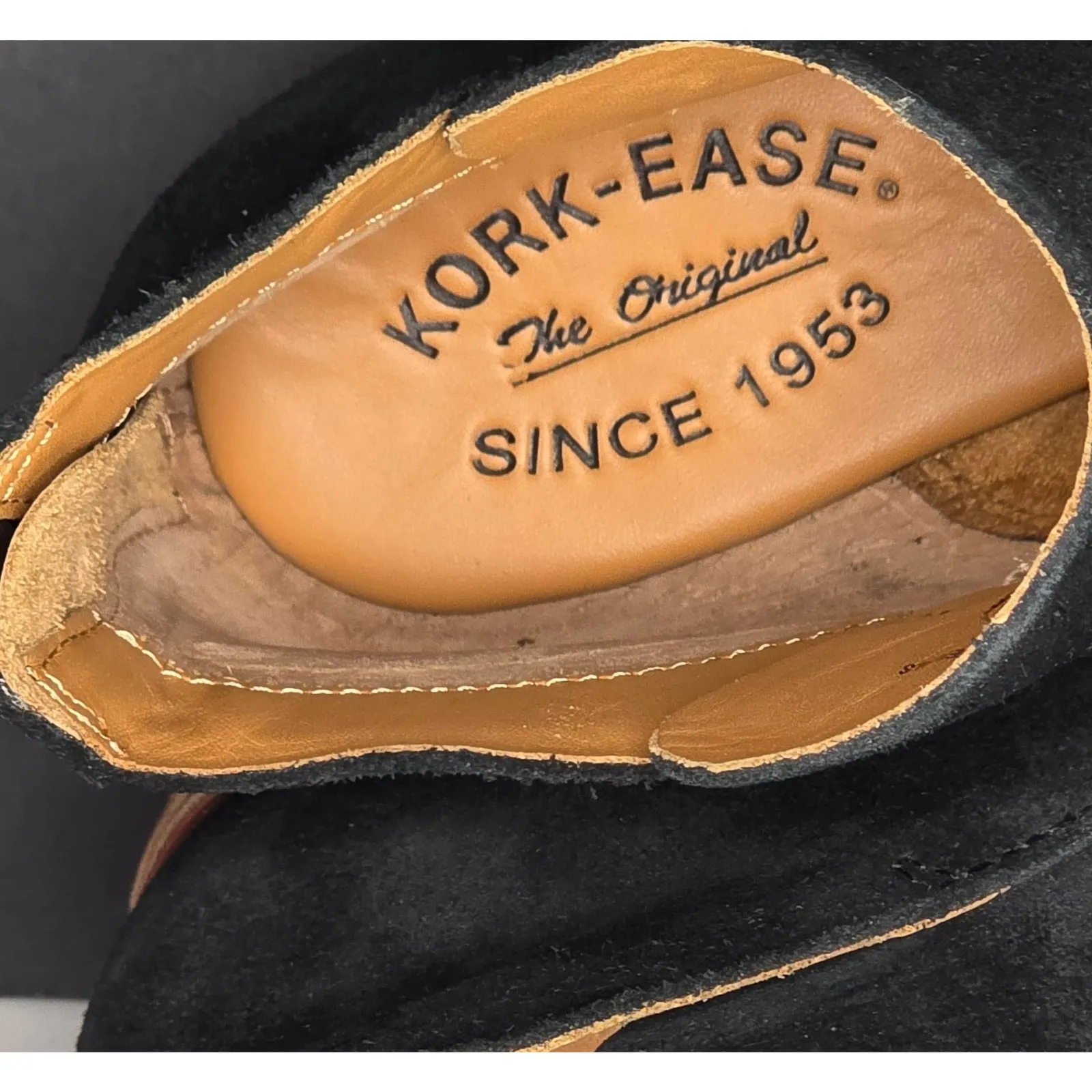 KORK-EASE Women’s Ryder Boots Booties Short Black Suede Size 7.5 M - Image 3