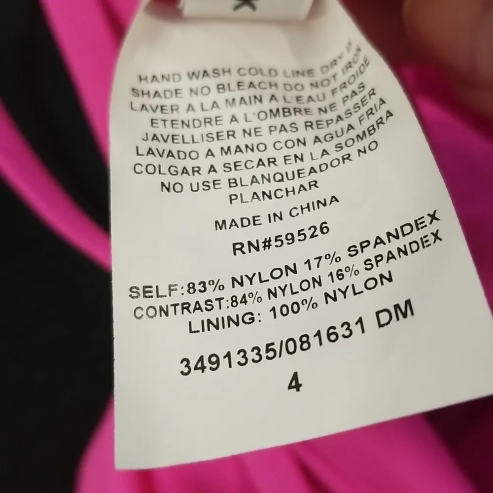 💕TRINA TURK💕 Monaco Convertible One Piece Swimsuit ~ Pitaya Pink 4 NWT - Image 11