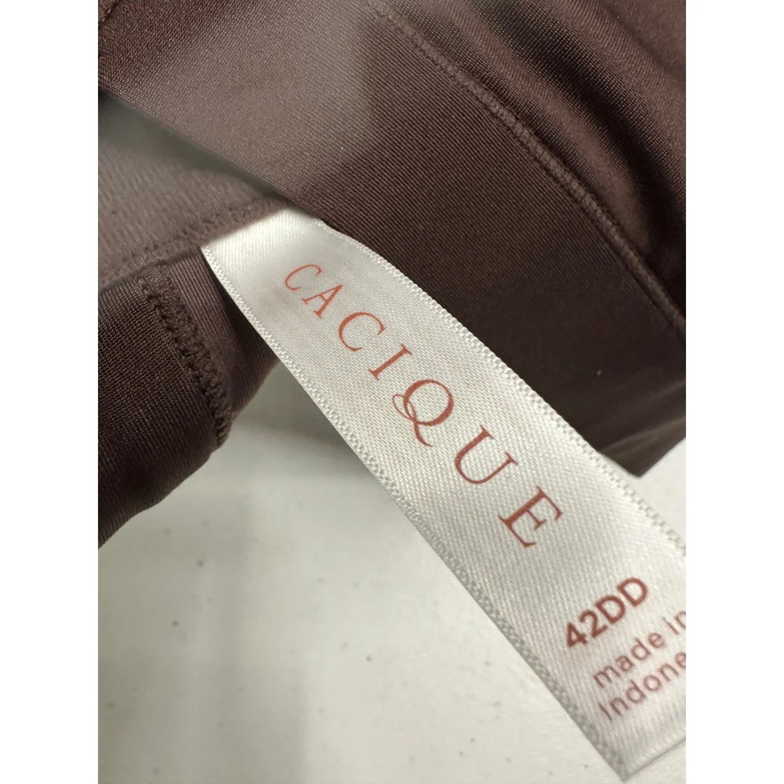 Cacique Comfort Bliss Strapless Bra Women Size 42DD Purple Plum Underwire - Image 5