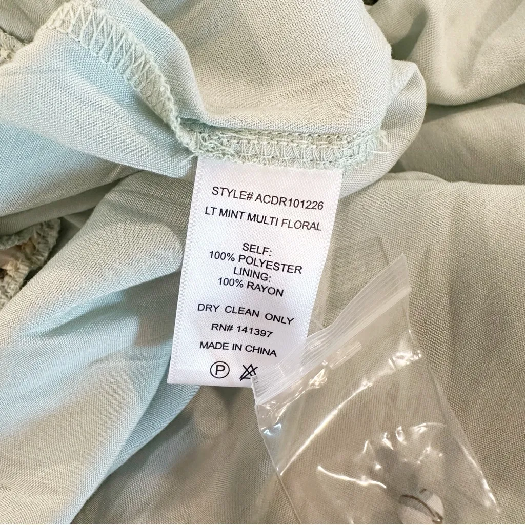 ASTR Midsummer Floral Tiered Maxi Dress Ruffle Boho Romantic Size L NEW‎ - Image 10