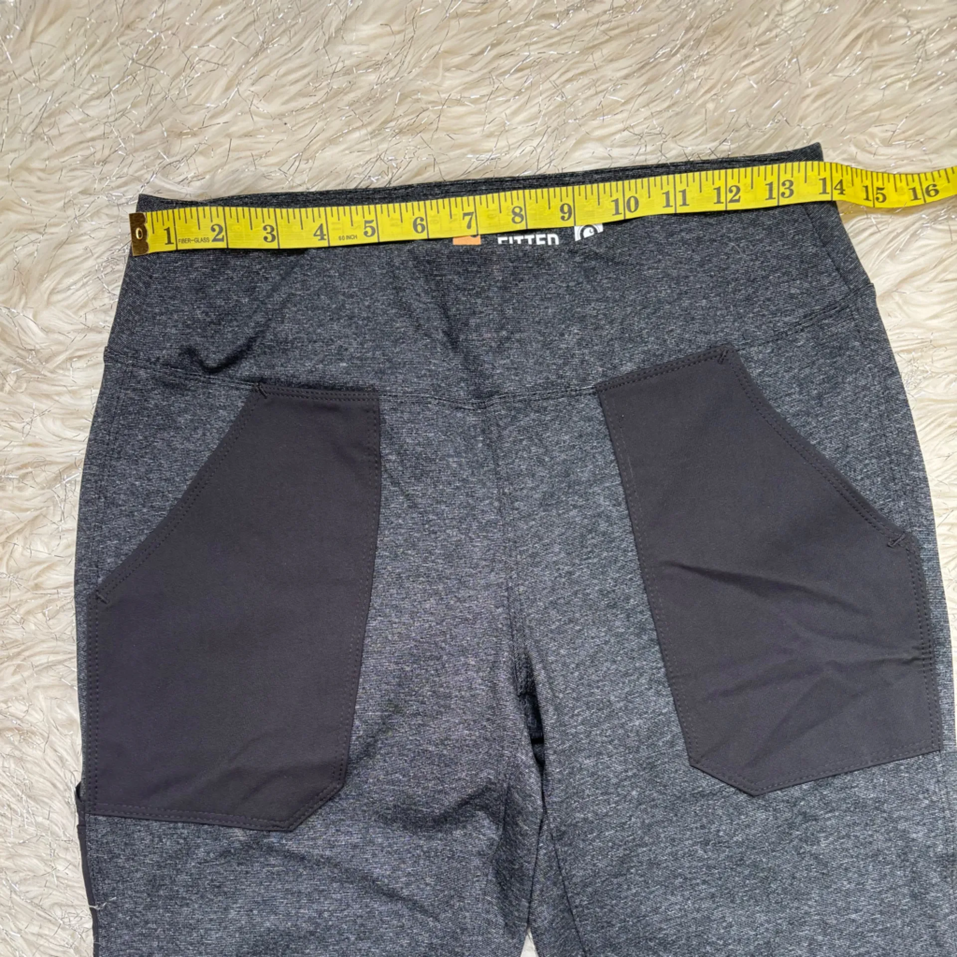 Carhartt Women's Black and Gray Utility With cargo Pockets Leggings Size S(4/6) - Image 10