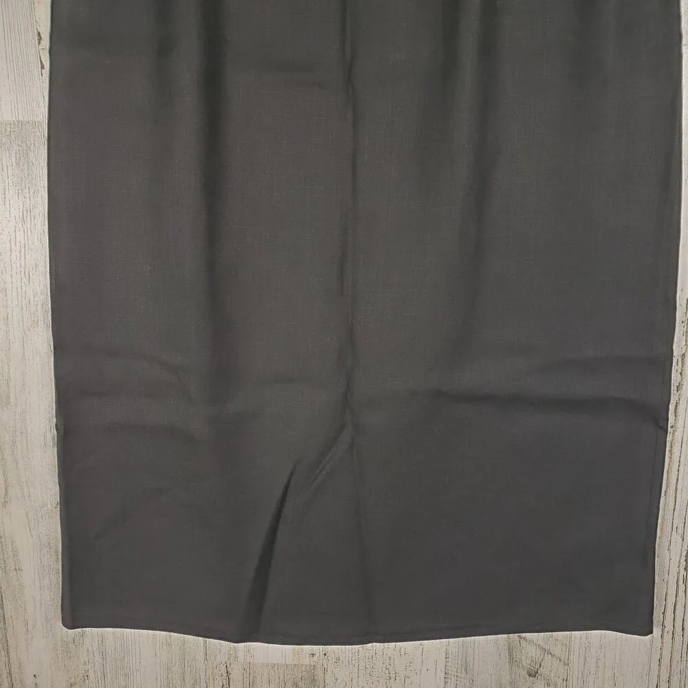 Harve Benard Vintage 80s Black Midi Pencil Skirt Women's Size 10 - Image 4