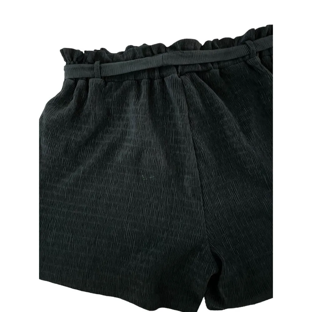 PRIMARK Black Stretch High Waisted Shots Size Medium - Image 3