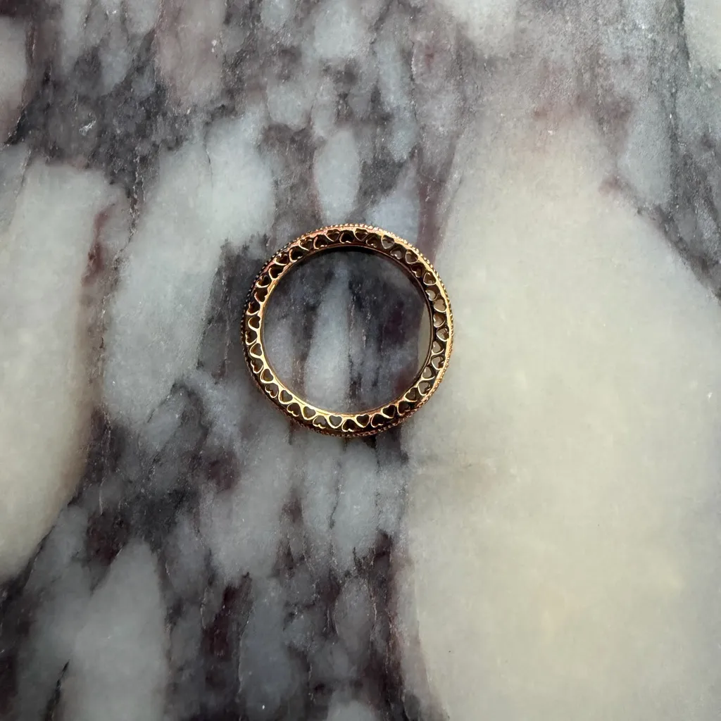Pandora Sparkle & Hearts Ring Rose Gold - Image 2
