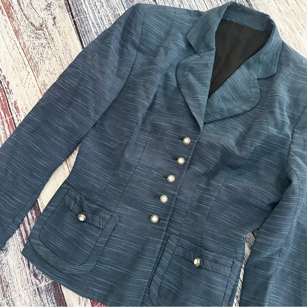 Vintage Corday of New York Elegant Blue Women's Blazer - Image 3