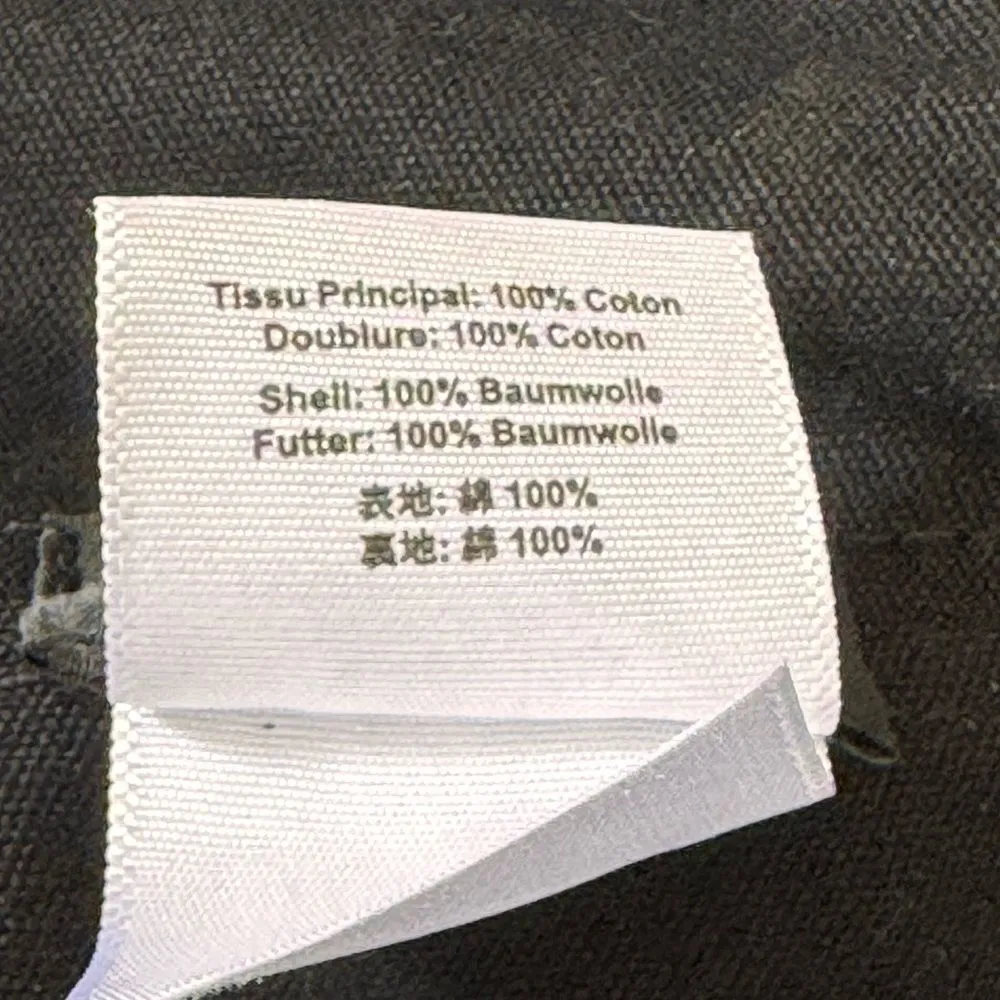 J.Crew Reversible Bucket Hat in Sandy Beach and Black M/L - Image 5