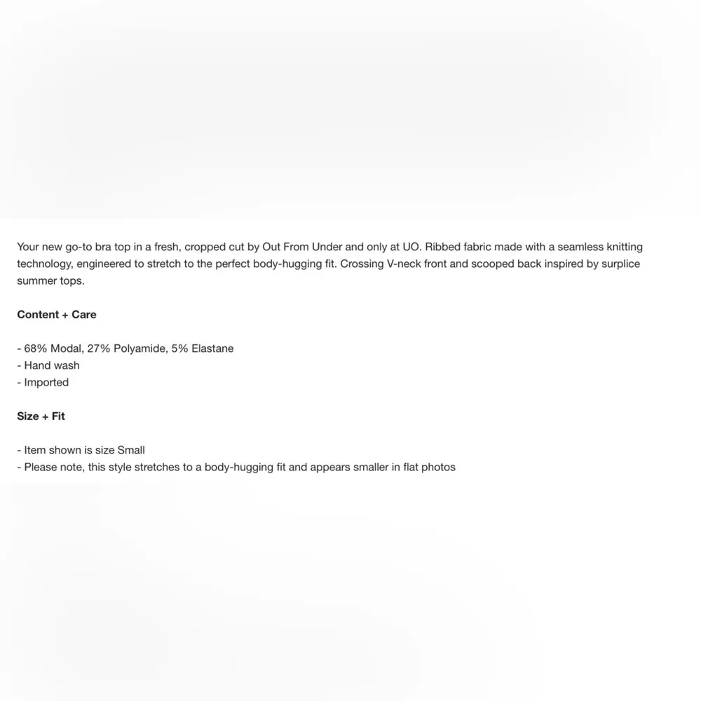 Urban Outfitters Out From Under Drew Surplice Cropped Bra Top - Image 12