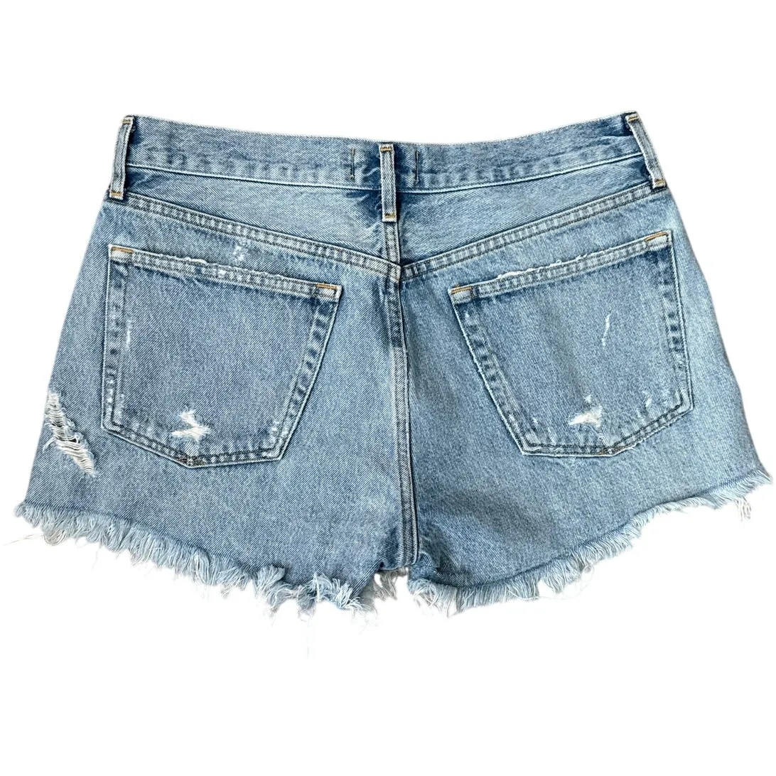 AGOLDE Parker Vintage Cut Off‎ Jean Shorts Swapmeet Size 29 - Image 5