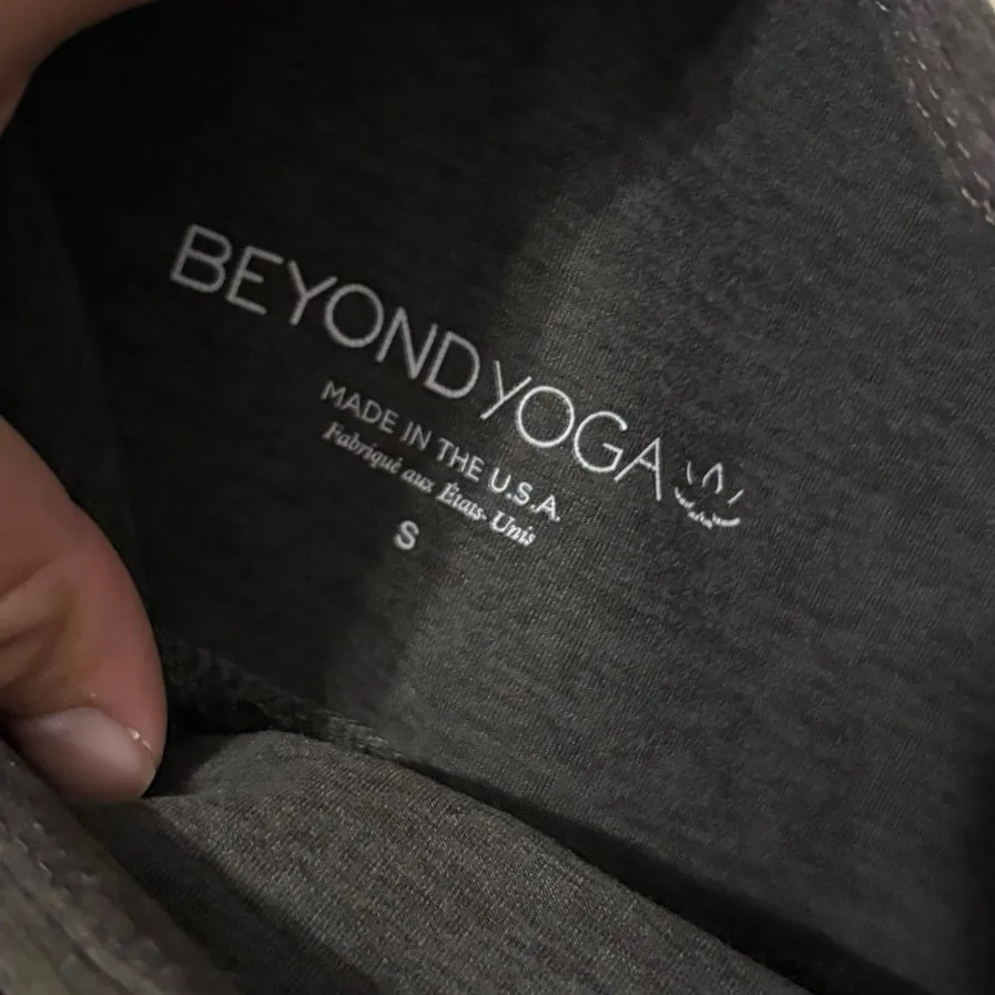 Beyond Yoga Gray Green Spacedye Caught in The Midi High Rise Leggings Size Small - Image 5