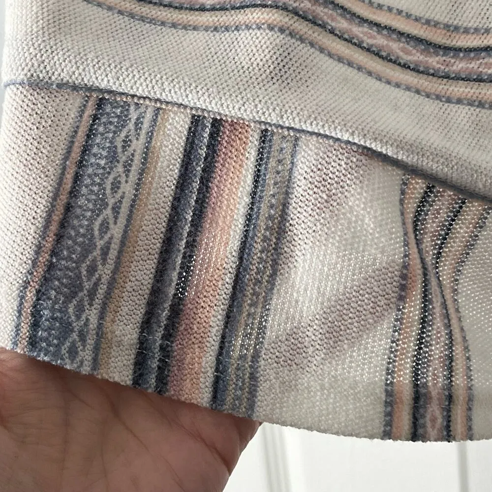 Wallflower Hooded Thin Striped Sweater - Size L - Image 5