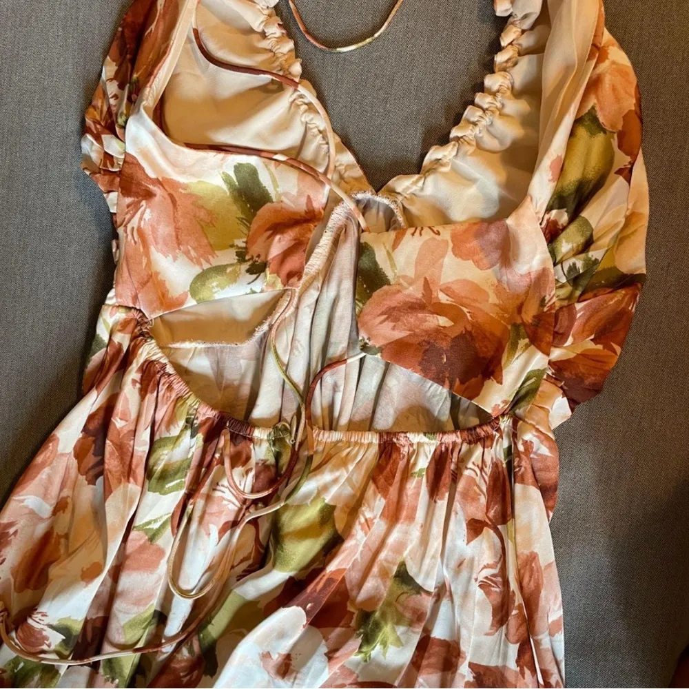 Abercrombie & Fitch Drama Ruched Satin mini dress - Image 2