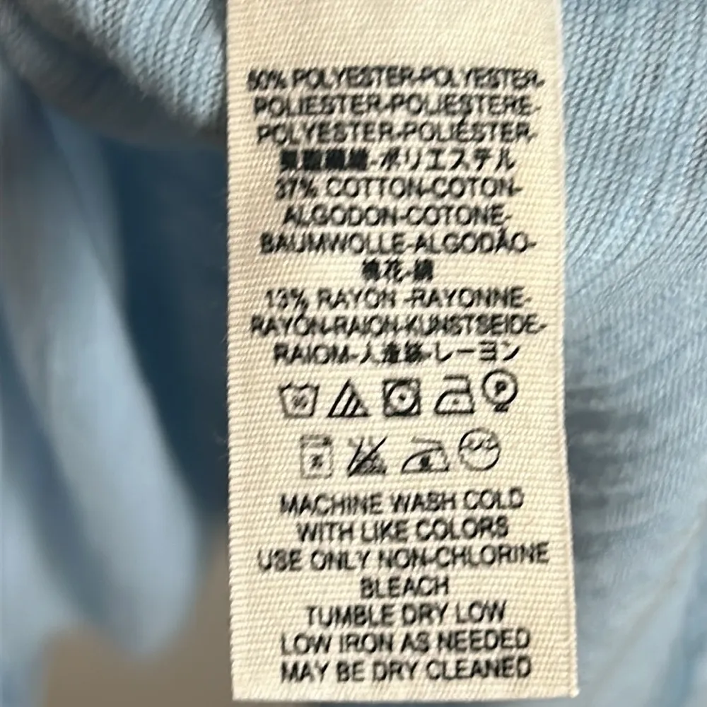 New Free People Oversized Square Neck Lightweight Summer Fun Cool Blue Tank Top - Image 12