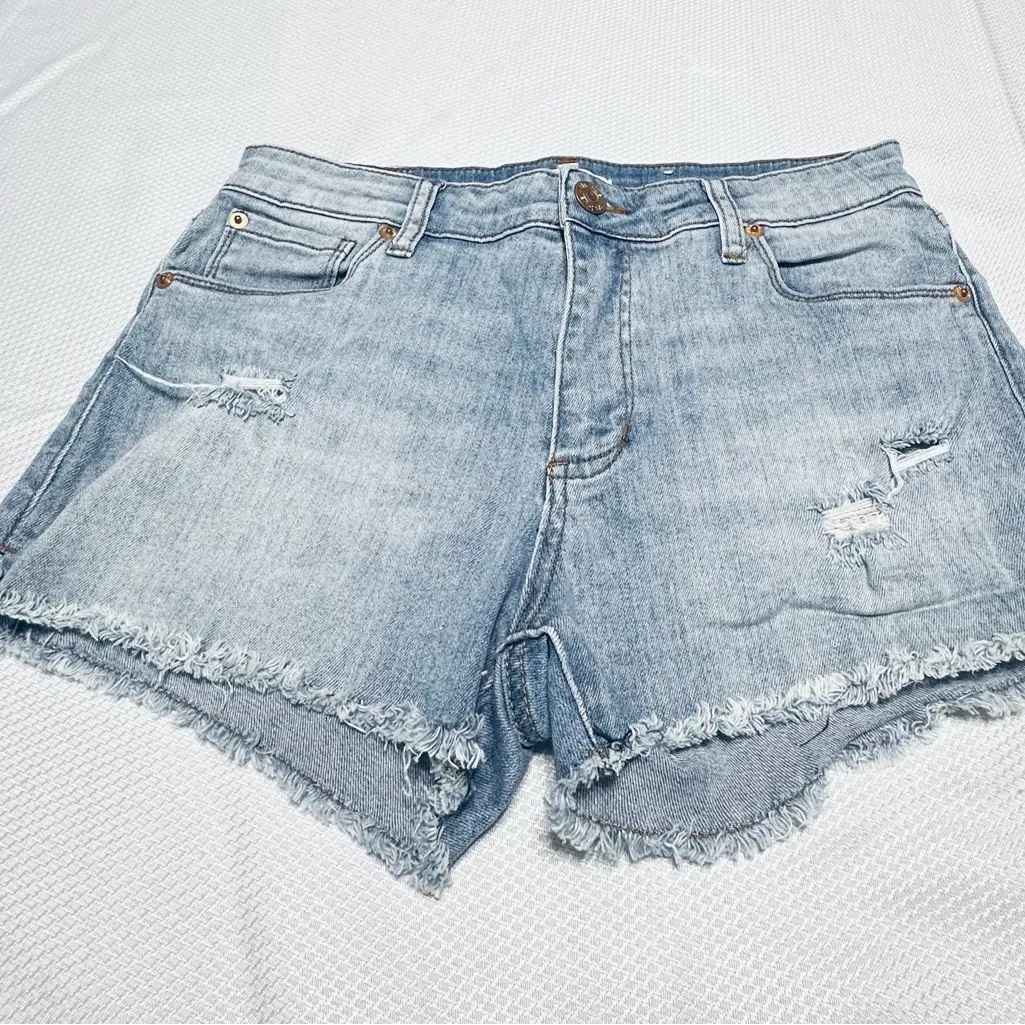 STS Blue Jean Shorts Distressed Blue - Image 2