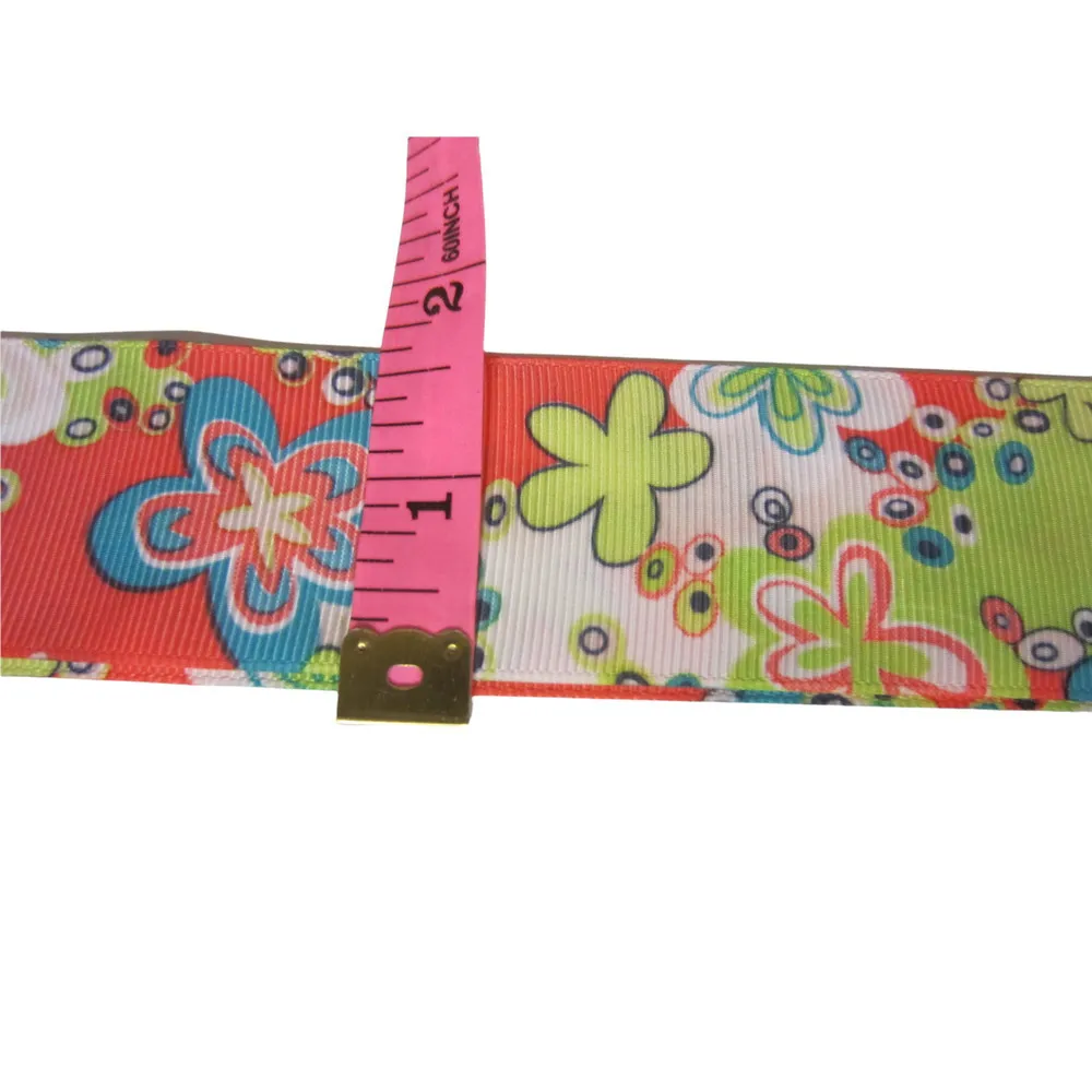 HANDMADE Hippy Flower Ribbon Shoe Laces 36" Pink - Image 4