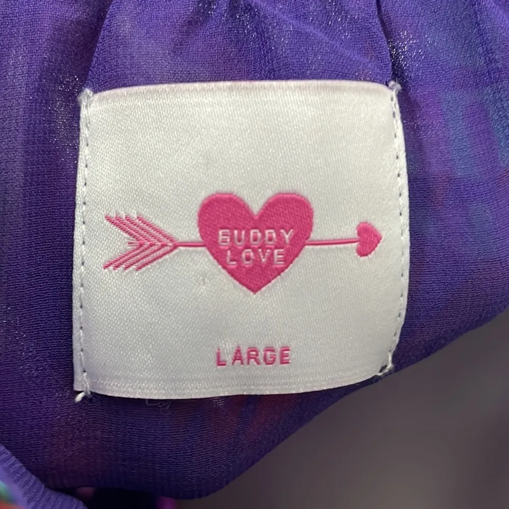 Buddy Love Violet Hawaiian Nights purple halter maxi dress - Image 7