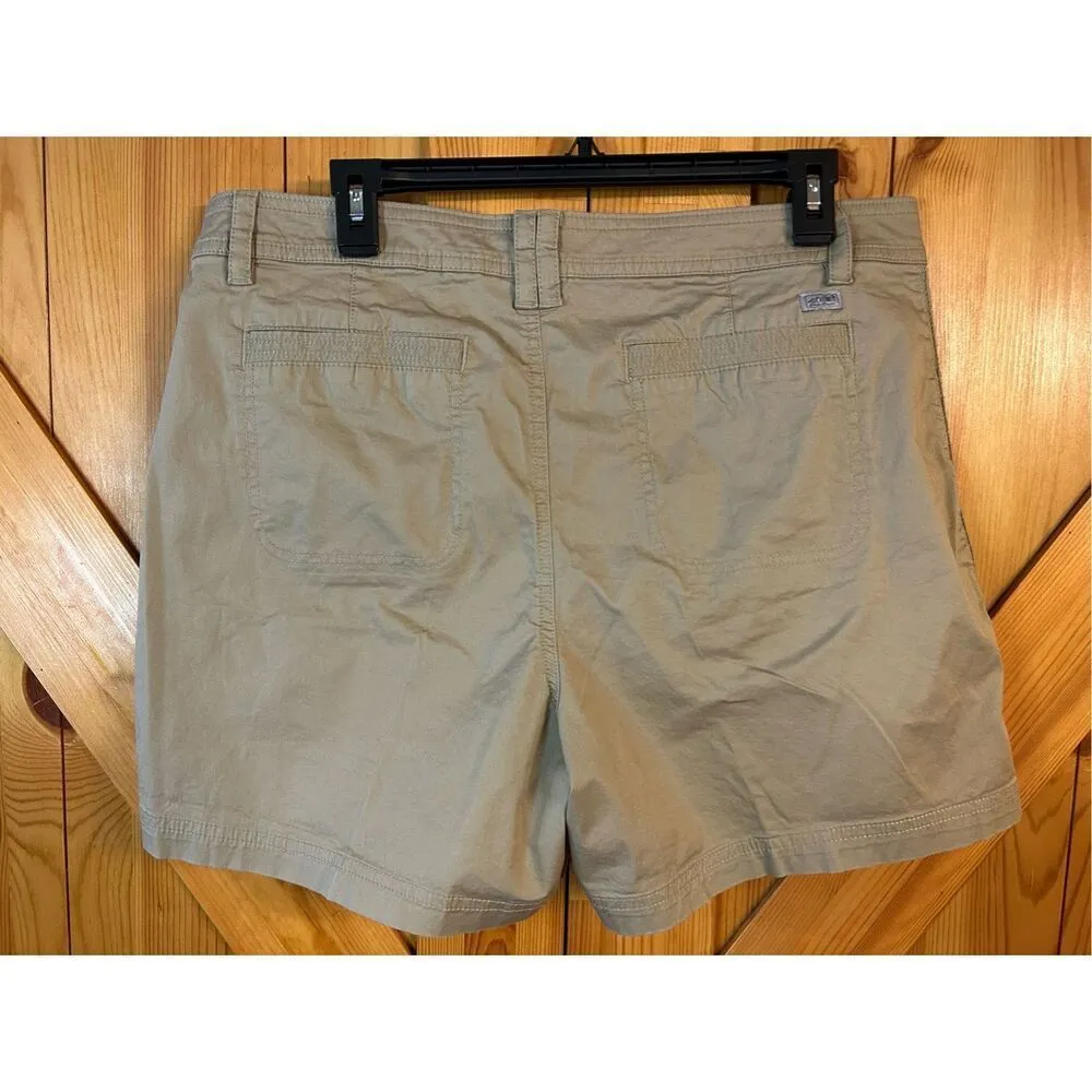 Eddie Bauer Specially Dyed Lightweight Stretch Cotton Hiking Shorts Size 14 (094 - Image 2
