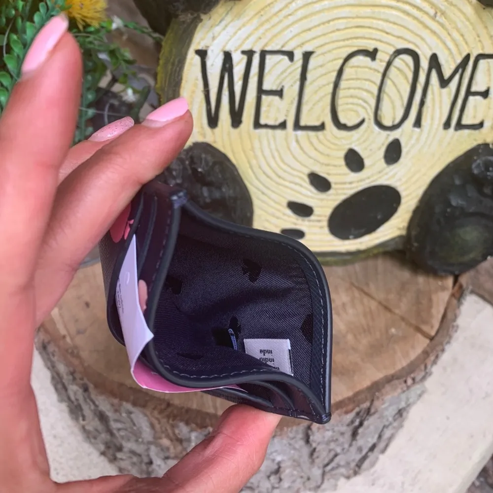 Kate Spade Authentic  Leather apple print card case holder - Image 7