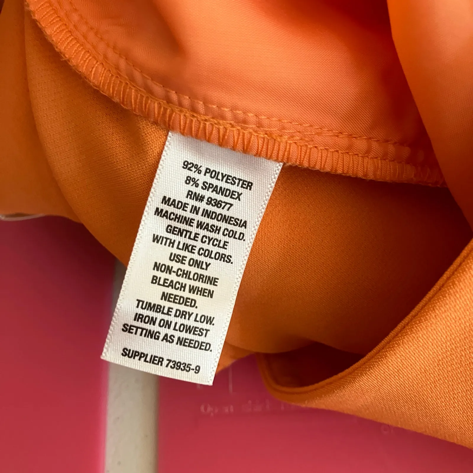 Worthington | Trouser Orange Soda Straight Leg Career Womens 2 - Image 5