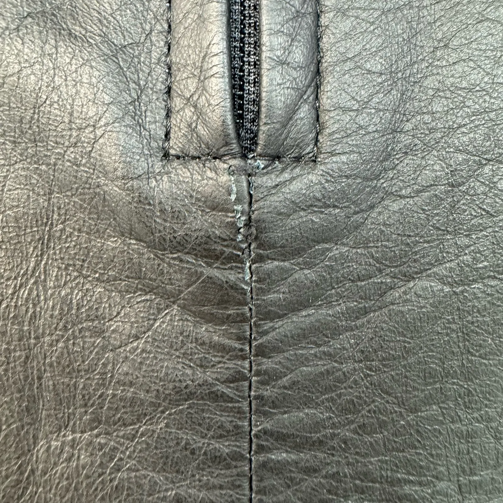 Vintage 80s Leather Lace Pencil Skirt High Waisted Black CHIA Size 10 - Image 4