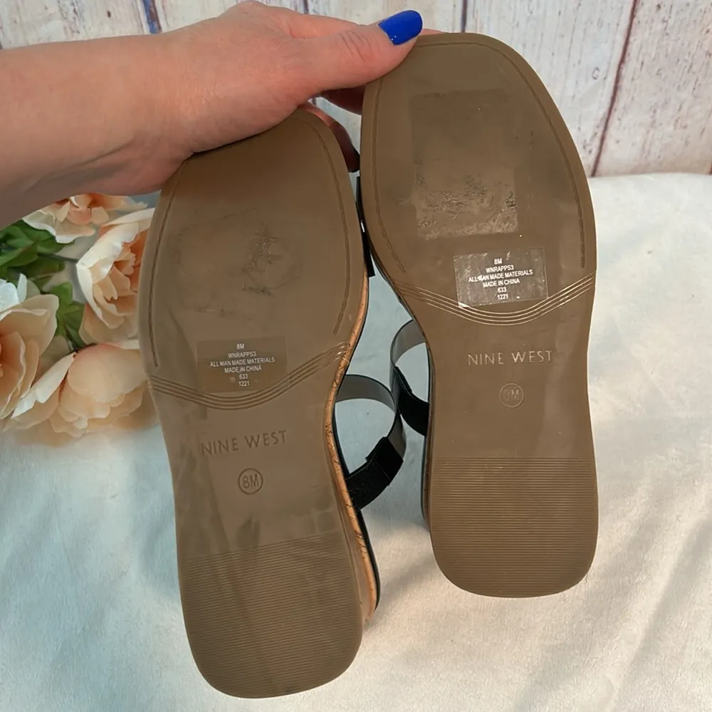 NWOT Nine West Rapps Wedge Sandal - Image 9