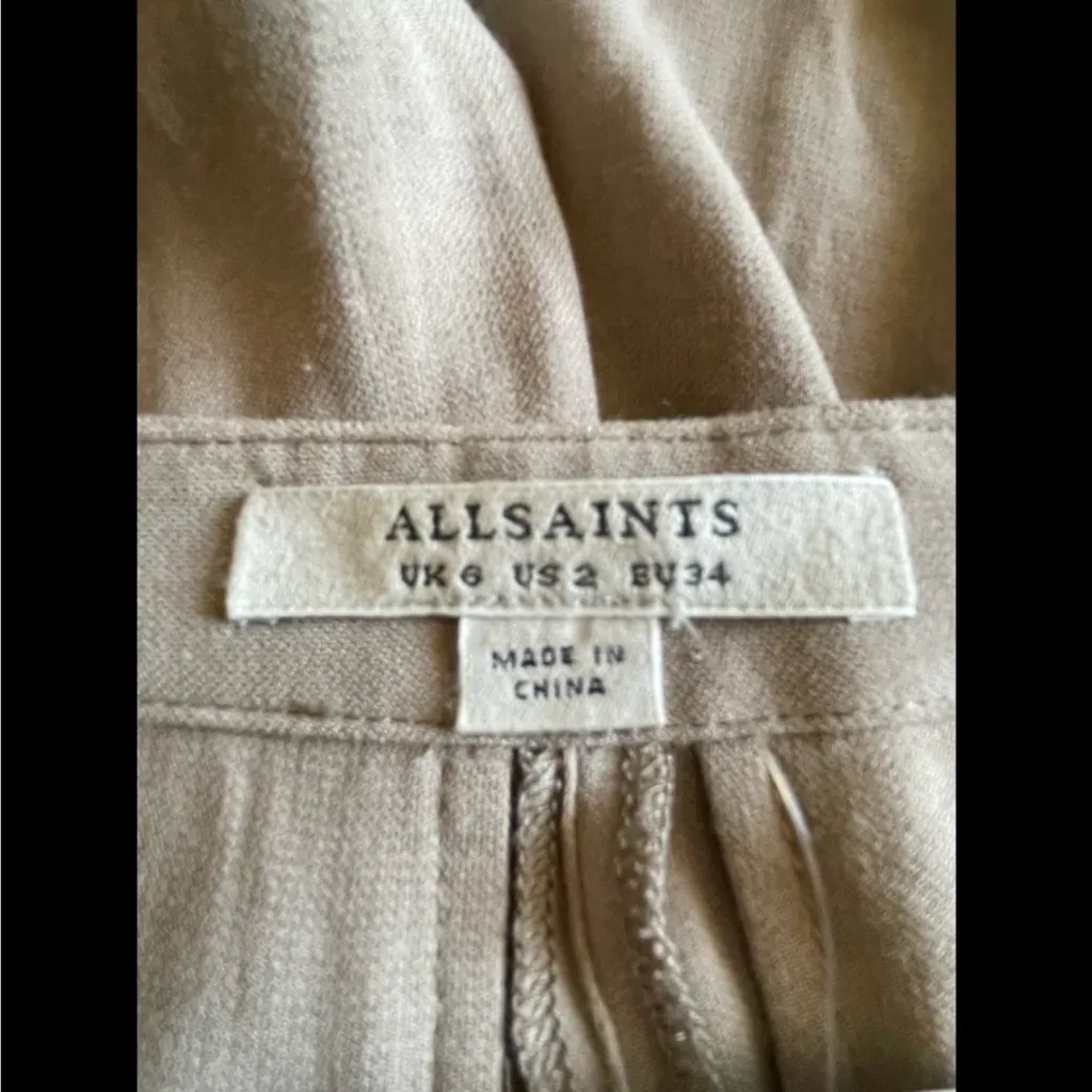 NWT All Saints Wide Leg Pants - Image 3