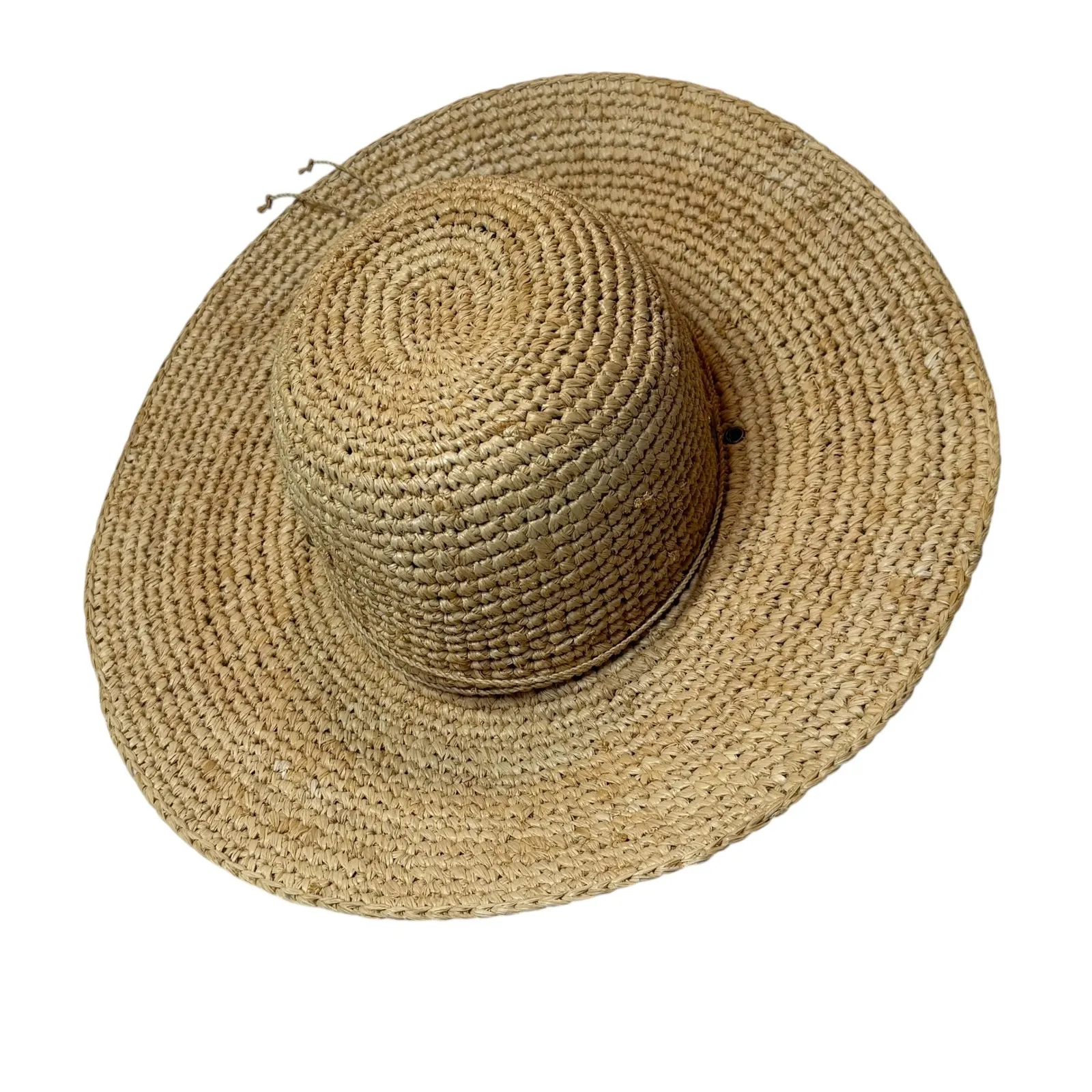 Scala Collection Natural Fiber Straw Hat Wide Brim Sun Hat Tan - Image 3