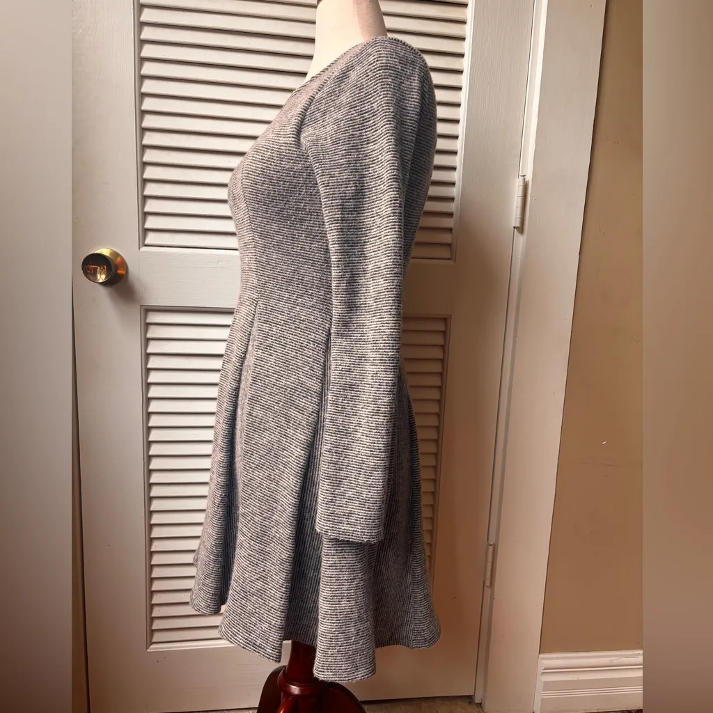 ANTHROPOLOGIE Dolan Left Coast Collection Lined Piper Gray Sweater Dress Sz SM - Image 4
