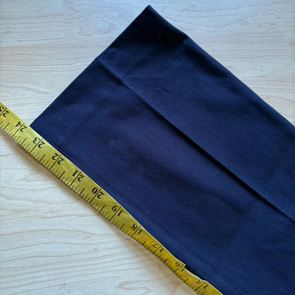 SPANX On the Go Kick Flare Pants Small Petite Navy Pull on‎ Pants - Image 11