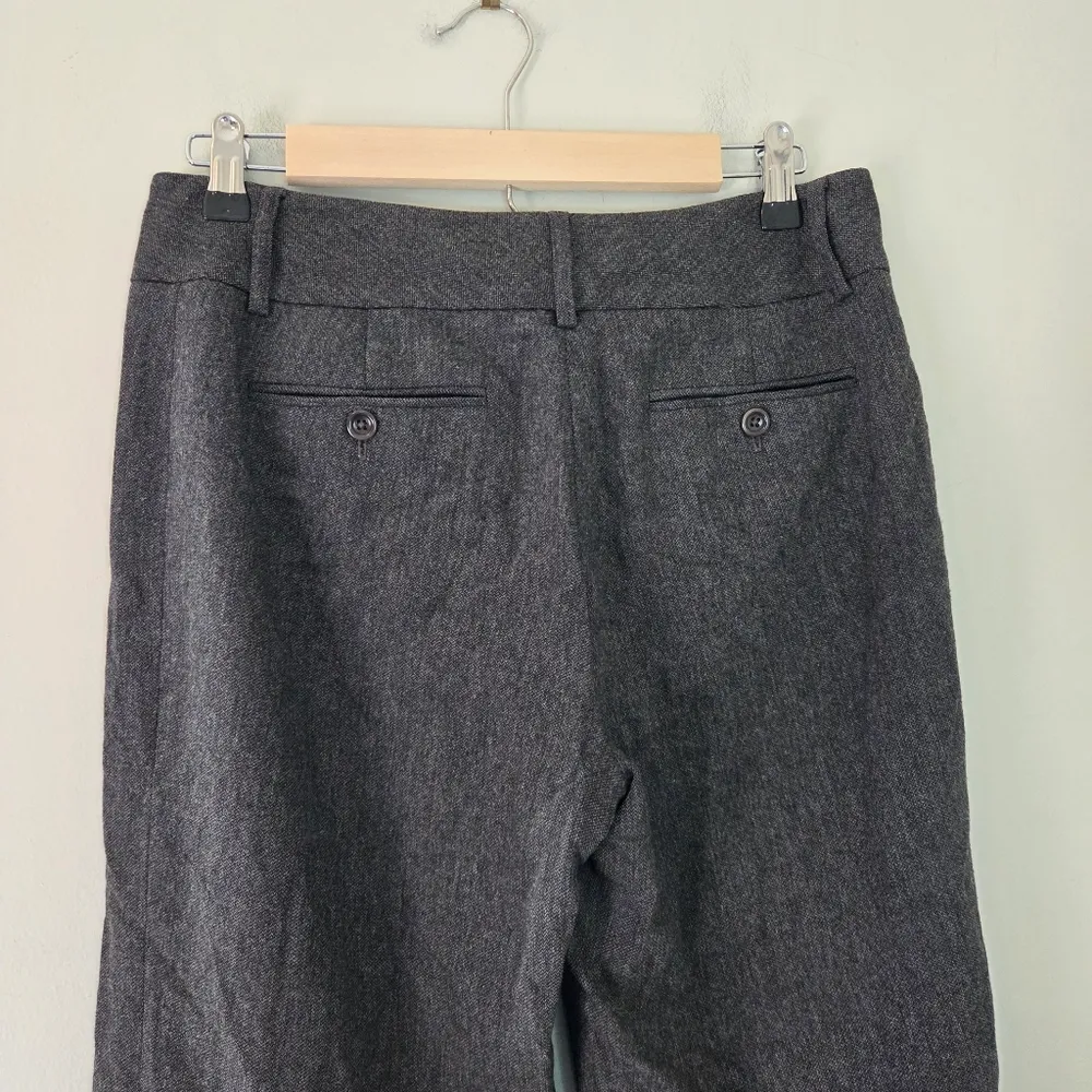 Ann Taylor Gray Wool Cashmere Blend Cuffed Trousers - Image 5