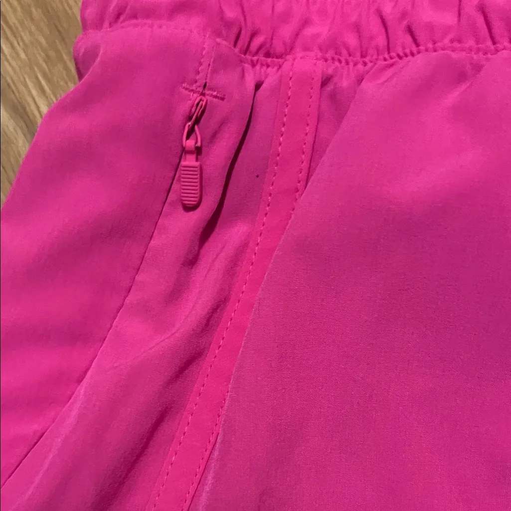 Avia Hot Pink Women's Athletic Shorts medium has pocket - Image 3