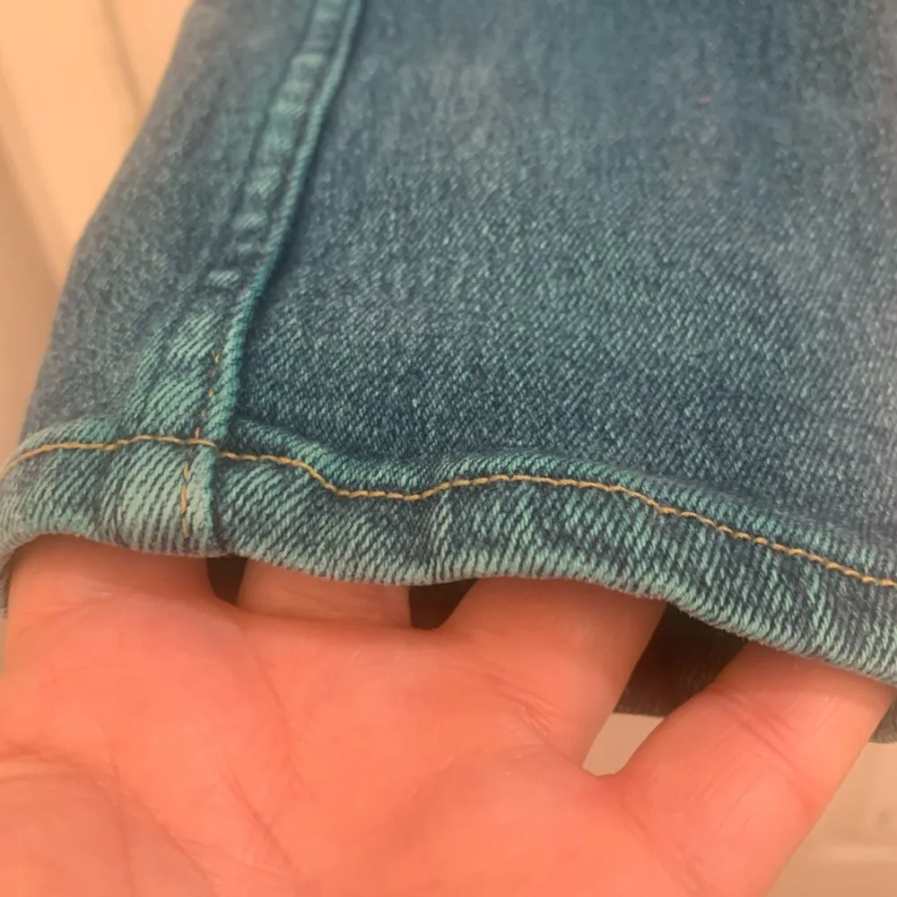 Vintage Miller’s Slim Fit Acid Wash Size 28 Teal Denim Jeans. 1622 Blue - Image 3