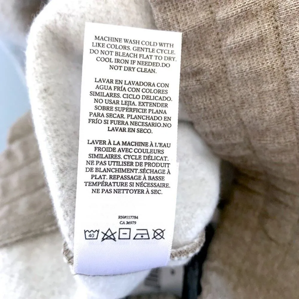 Rails NEW Edna Elevated Chic Jogger Pull On Sweatpants Latte Heather Tan Medium - Image 10