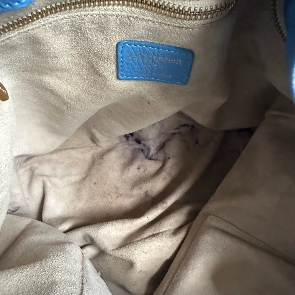 LK Bennett Baby Blue Satchel/Crossbody Handbag - Image 10