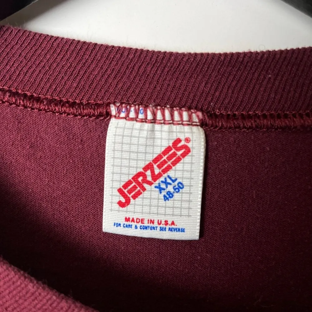 Graduate Academy Real Estate T Shirt Vintage 80s 90s Large L Red Graphic Tee - Image 15