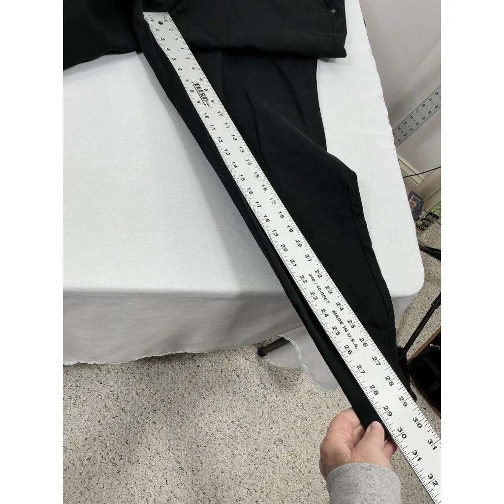 Womans Gloria Vanderbilt Amanda Black Jeans 24 W - Image 8