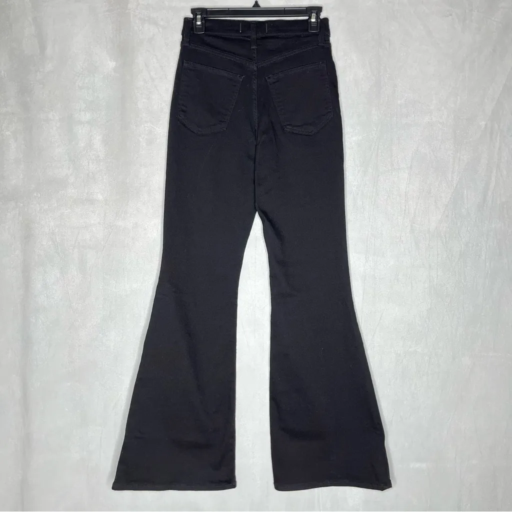 Abercrombie & Fitch Black Flare Ultra High Rise Jeans - Image 8