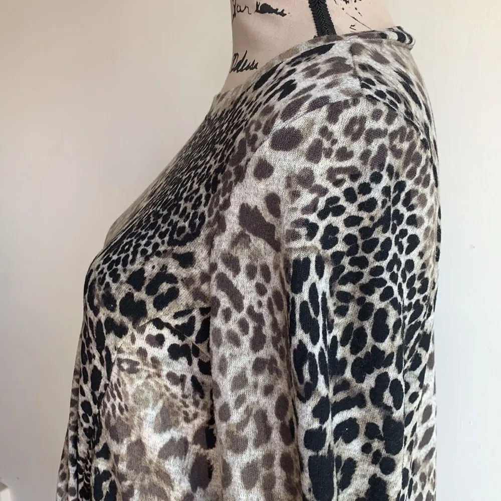 Glance Leopard Print Knot Waist Sweater - Image 6