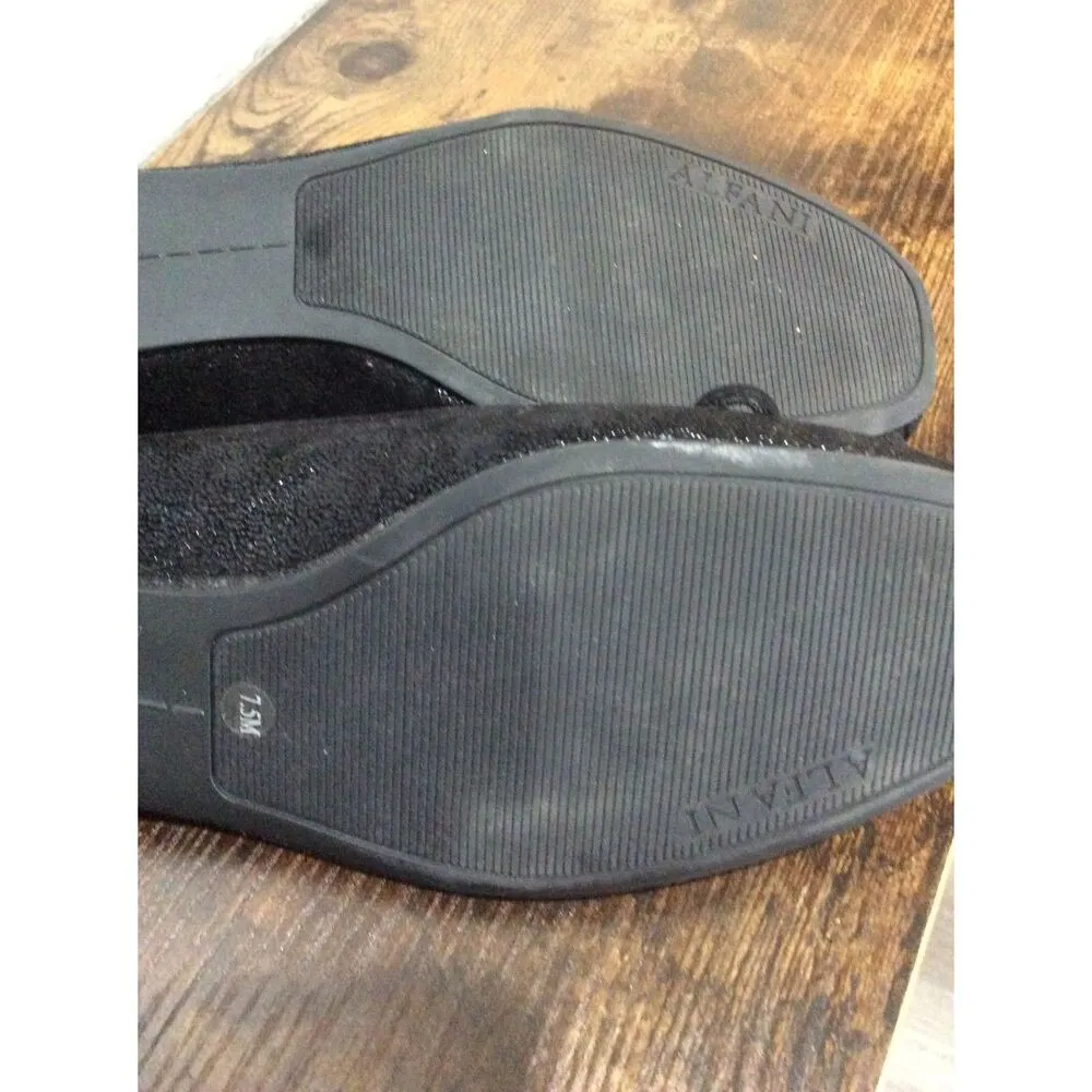 ALFANI Black flats ballet slip ons bows 7.5 VNC - Image 7