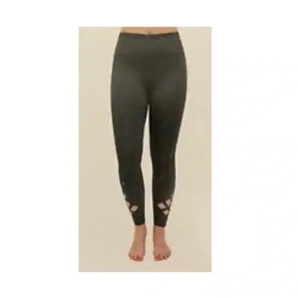 💥Active Life Womens Active Legging Elastic Criss Cross Detail Yoga Pant M - Image 2