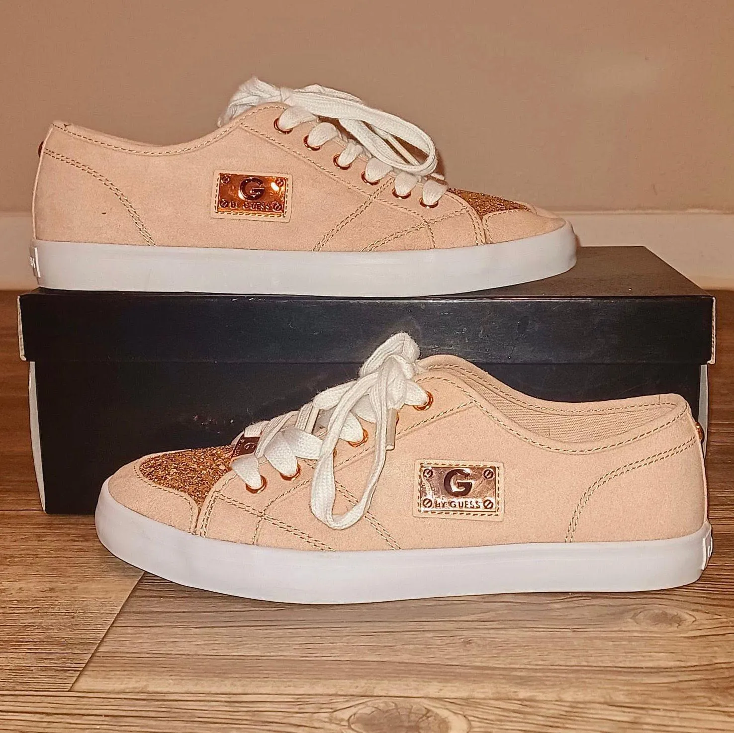 G by Guess Pink Glitter Shoes - Image 2