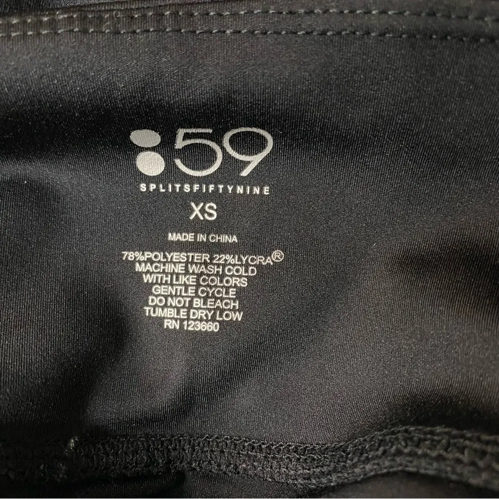 Splits59 Venice Legging in Black Royal and Off White XS - Image 7