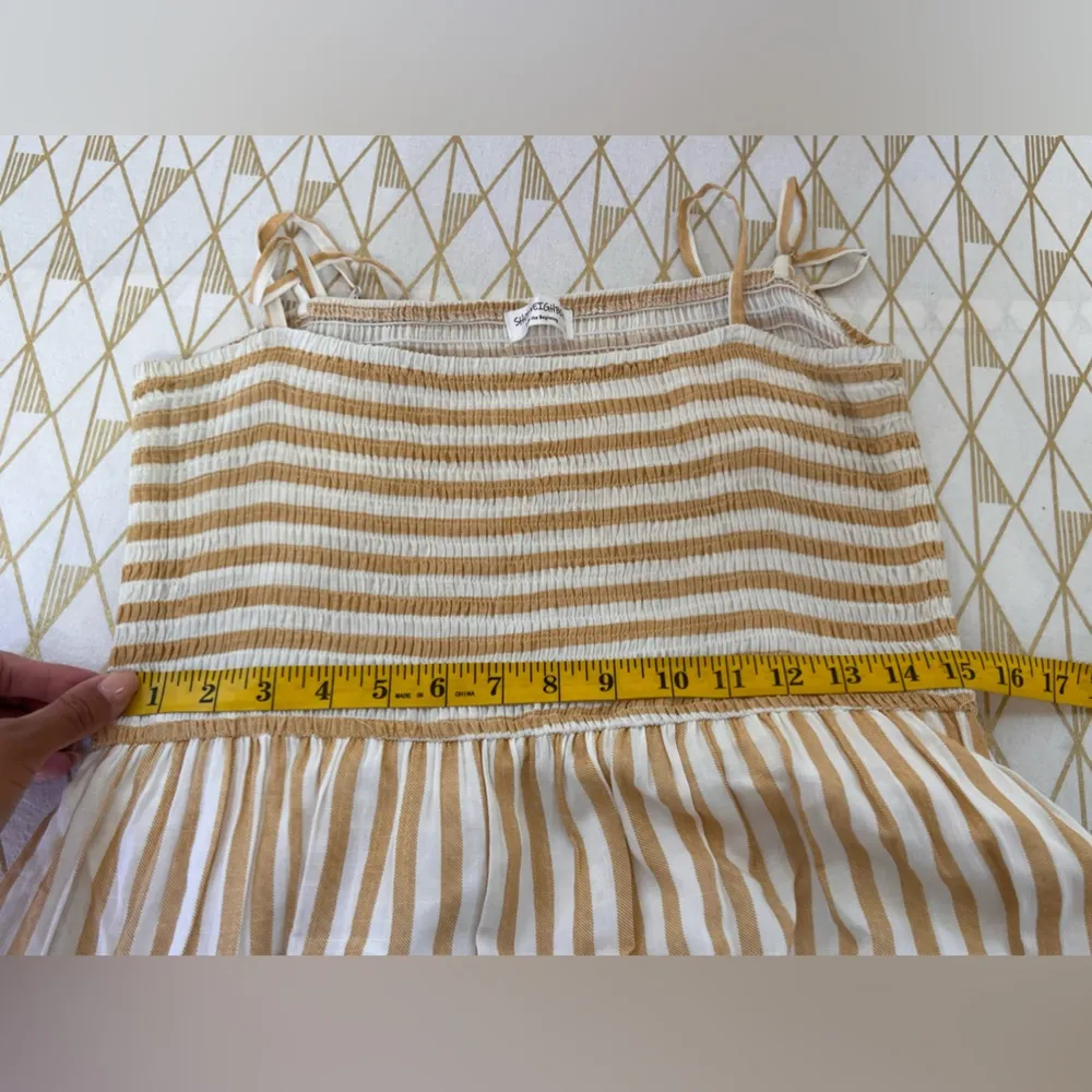 Shop Neighbor by In The Beginning Smoked Sleeveless Maxi Dress Size L - Image 12