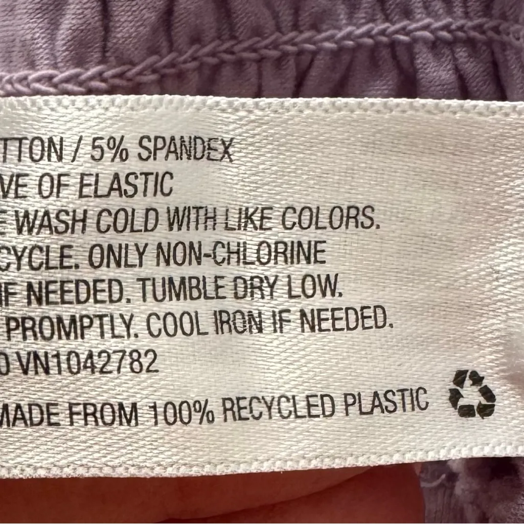 Wild Fable Y2K Lilac purple lavender Smocked spaghetti straps crop top, size S - Image 5