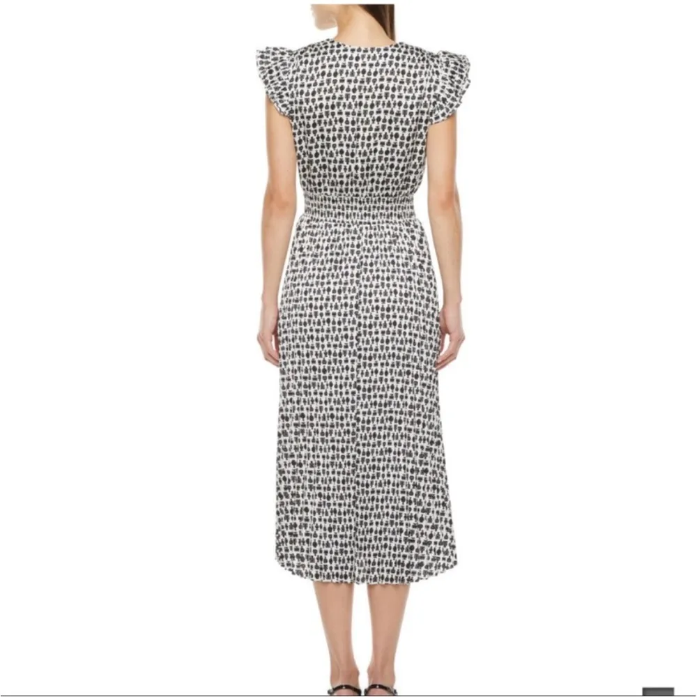 Ryegrass Flutter Sleeve Blouson Dress - Image 2