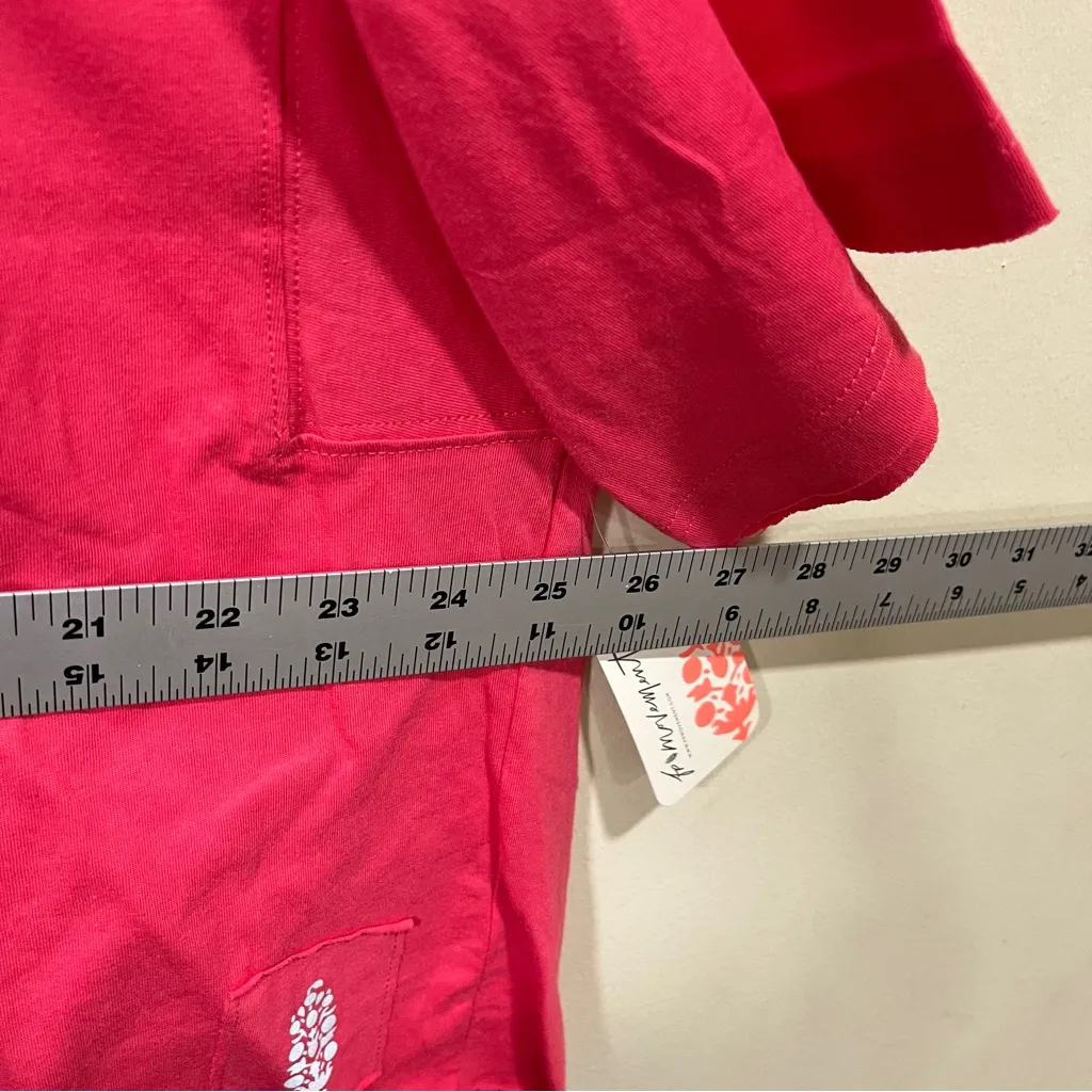 NWT Free People FP Movement Inspire Logo T-Shirt in a pinkish graphic size XL - Image 3